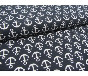 Jersey Anker dunkelblau